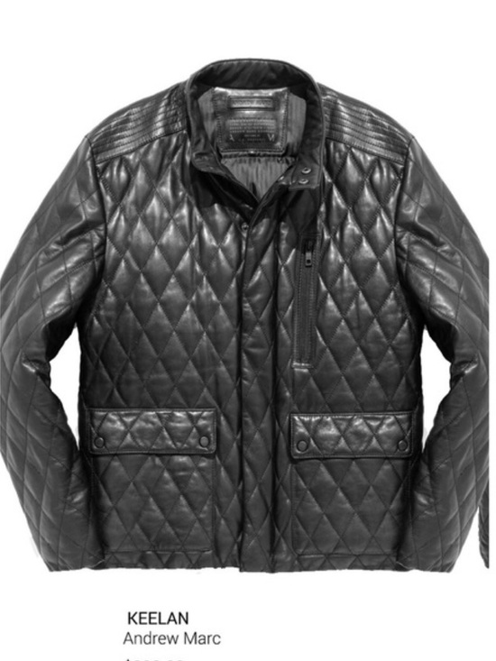 Andrew Marc Other - Andrew Marc Mens Keelan Leather Jacket Size L- EUC